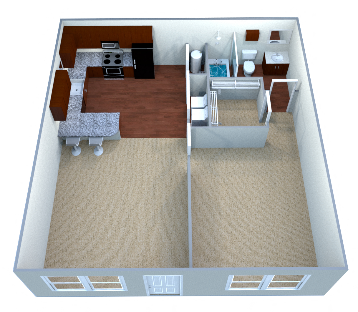 Custom Deluxe III floor plan